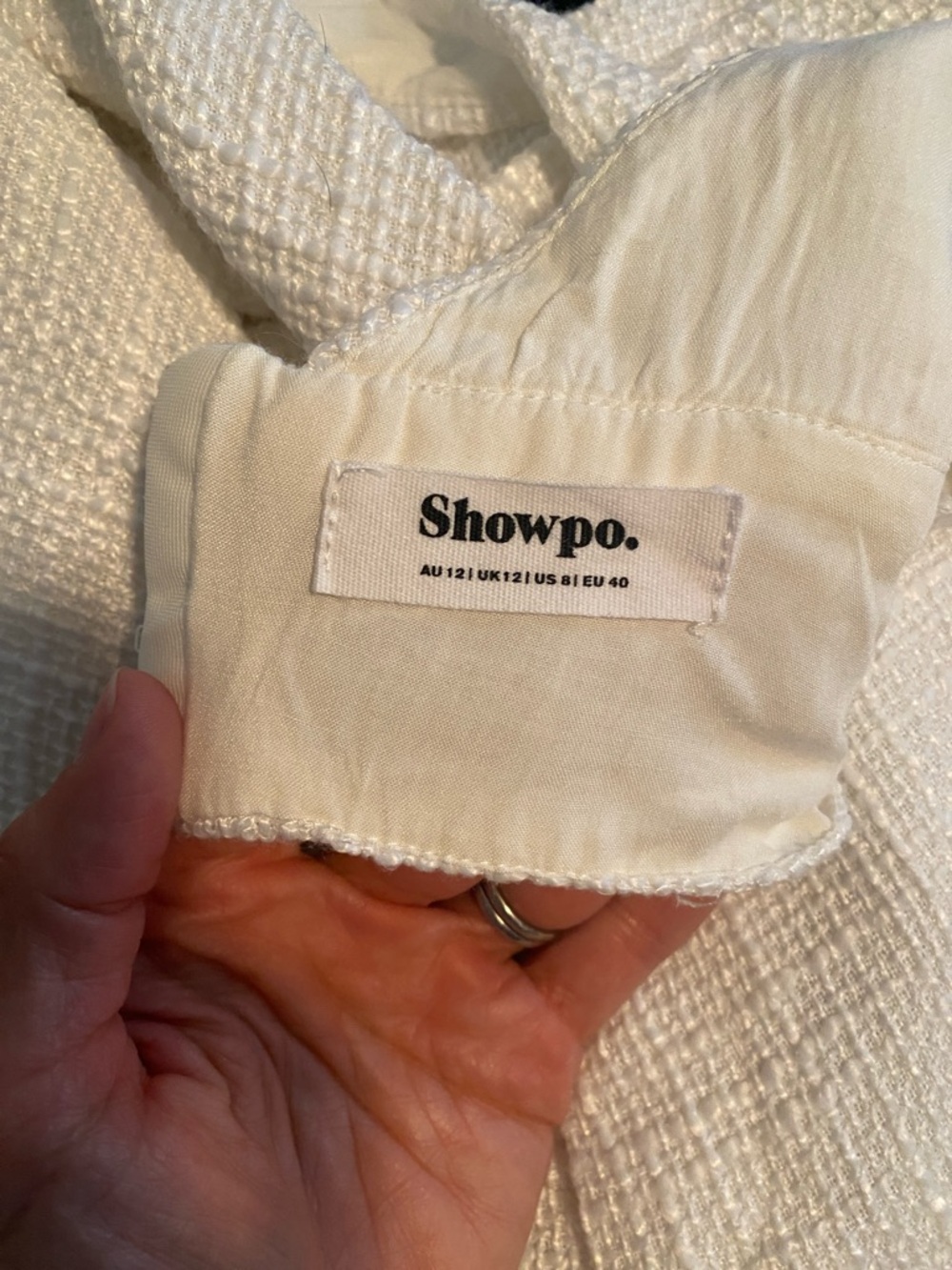 Showpo Ivory Boucle Two-Piece Set - Picture 6 of 6